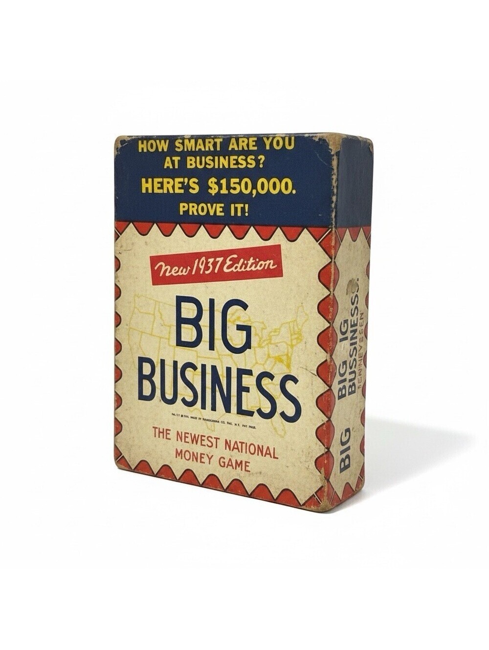 1937 Big Business Board Game Vintage Transogram Complete